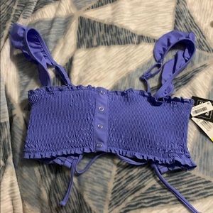 California Waves Bikini Top NWT